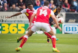 Atsu bent a sensation effort into the top corner to earn his first goal as a Magpie