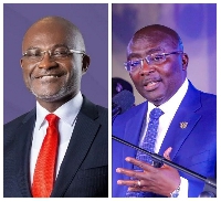 Kennedy Agyapong and Bawumia