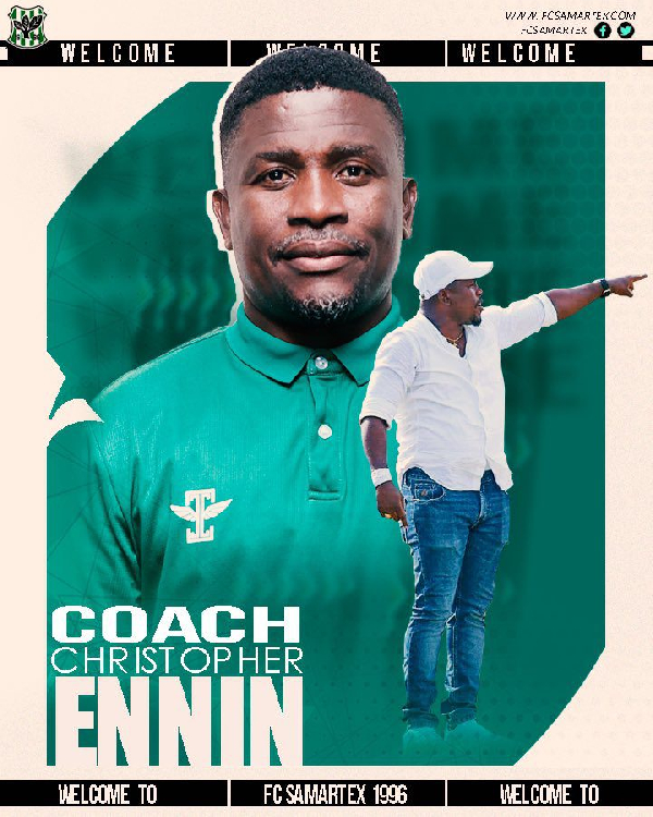 Christopher Ennin confirmed as new FC Samartex head coach | Photos