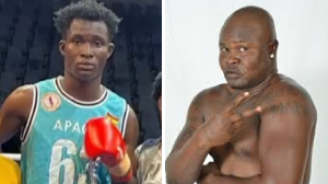 Video: Bukom Banku’s 3rd son Bukom Machine wins big boxing fight in style