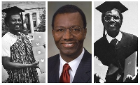 Photo collage of a young and old Prof. Joseph Yaw Yeboah [Image Credit: MIT]