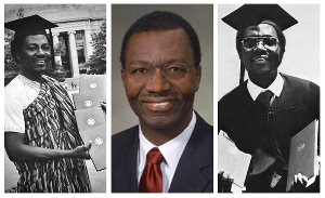 Photo collage of a young and old Prof. Joseph Yaw Yeboah [Image Credit: MIT]