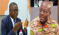 L-R: Bawumia’s spokesperson, Gideon Boako and Nana Ohene Ntow