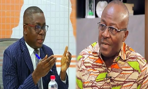 L-R: Bawumia’s spokesperson, Gideon Boako and Nana Ohene Ntow