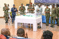 The CDS, joined by other dignitaries, at the event
