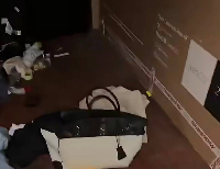 The robbers ransacked Afena-Gyan's room