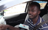 A cab driver, Akwasi Ernest
