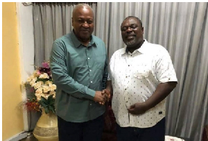 Samuel Koku Anyidoho (R) has criticised President Mahama (L) Samuel Koku Anyidoho (R) has criticised President Mahama (L)