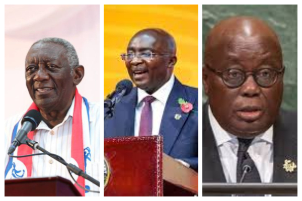 Kufuor, Bawumia and Akufo-Addo