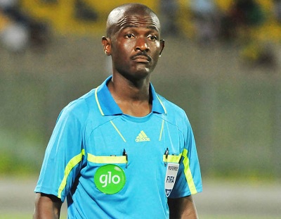 Referee Joseph Lamptey