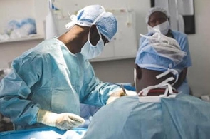Some doctors performing a surgery | File photo