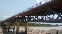The bridge is on the Techiman-Tamale highway