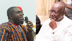 Barker-Vormawor clashed with Ken Ofori-Atta during Wednesday's protest