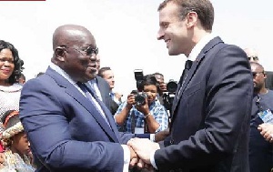 President Akufo-Addo and President  Emmanuel Macron