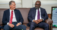 Black Stars head coach Carlos Queiroz and GFA President Kurt Okraku
