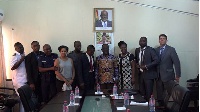 The Security Governance Initiative team met the Minister for National Security; Albert Kan-Dapaah(M)