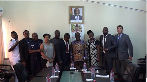 The Security Governance Initiative team met the Minister for National Security; Albert Kan-Dapaah(M)