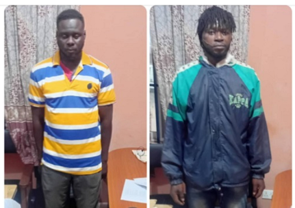 A picture of the two men jailed 30 years for robbery and assault at Okushibli