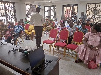 Women and PWDs during the workshop
