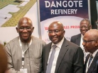 Dr Mahamudu Bawumia,Vice-President of Ghana with some industry players
