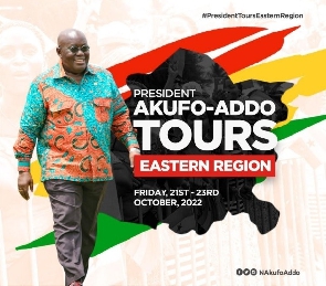 The president finished touring the Ashanti Region recently