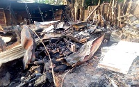 Properties destroyed include car engines, spare parts and mechanic tools
