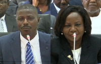 Justice Samuel Kwame Adibu Asiedu (left), Justice Barbara Frances Ackah-Yensu (right)