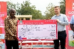 A GH₵10,000 cheque was presented