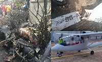 The Tema microlight aircraft crash occurred on Monday, March 16, 2026