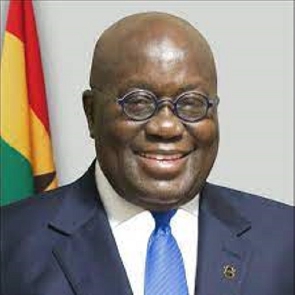 The president of Ghana, Nana Akufo Addo