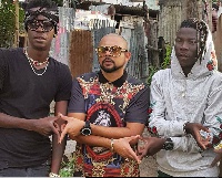 Left to Right: Stonebwoy, Sean Paul, and Chi Ching Ching