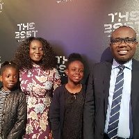 Kwasi Nyantakyi with his family