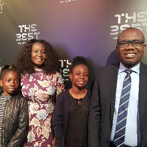 Kwasi Nyantakyi with his family
