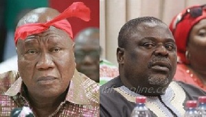 Chairman of the NDC, Kofi Portuphy (L) and Deputy General Secretary, Koku Anyidoho (R)