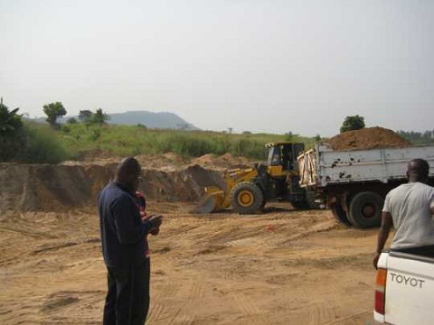 Sand winning causes erosion which depletes the land