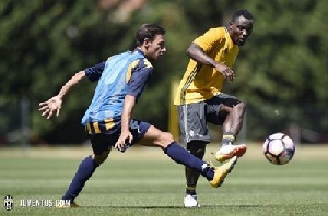 Kwadwo Asamoah in action