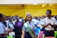 Pamela Milad Chahine welcomed by her school