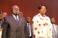 President Akufo-Addo and former CJ Sophia Akuffo
