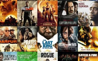 A collage of movie artworks