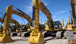 Excavators at display