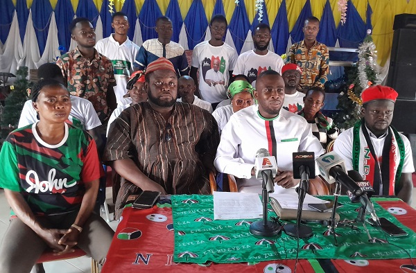 Stephen Adu Arphul, chairman of the group spoke to the media