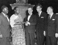 Kwame Nkrumah received a citation at Pennsylvania University