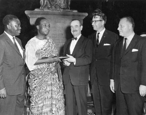 Kwame Nkrumah received a citation at Pennsylvania University