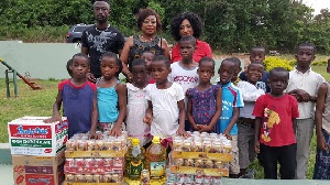 Ellen Kyei White donated items worth thousands of Ghana cedis