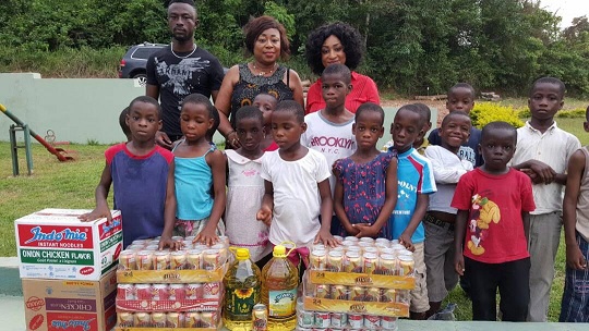 Ellen Kyei White donated items worth thousands of Ghana cedis