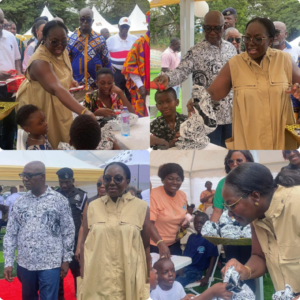 Lady Julia was present herself to interact with some of the orphans