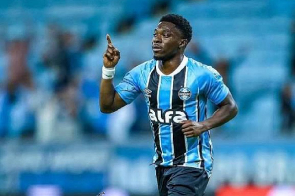Francis Amuzu plays for Gremio in Brazil