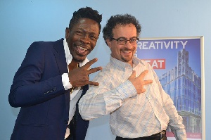 Jon Benjamin, British High Commissioner to Ghana with Shatta Wale