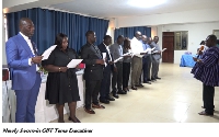 Newly sworn-in GIFF Tema executives