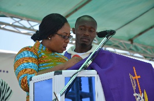 MP for Shai Osudoku constituency, Linda Obenewaa Akweley  Ocloo